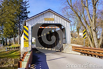 Kellerâ€™s Mill Bridge Editorial Stock Photo